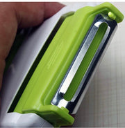 3-in-1 Dual-Blade Vegetable Peeler – Green