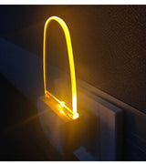 2 Pack LED Night Light Lamp with Dusk to Dawn Light Sensor (Yellow)