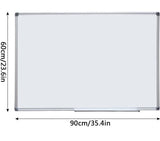 Magnetic Whiteboard, FOME 34.43x23.62in Dry Erase Board White Board Wall Mounted White Board Presentation Whiteboard Aluminium Message Memo White Board for Office Home and School