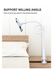 Phone Holder Bed Gooseneck Mount - Cell Phone Clamp Clip for Desk