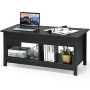 Lift-Top Coffee Table with Open & Hidden Storage