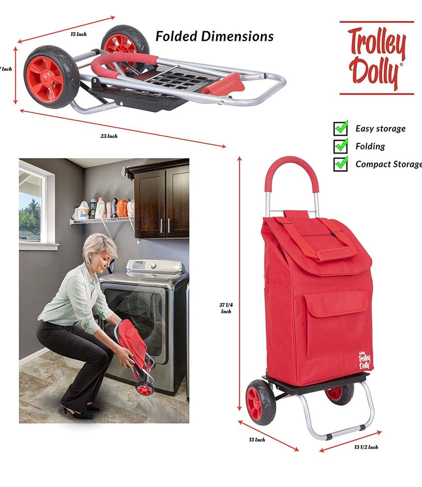 Foldable Shopping Grocery Cart