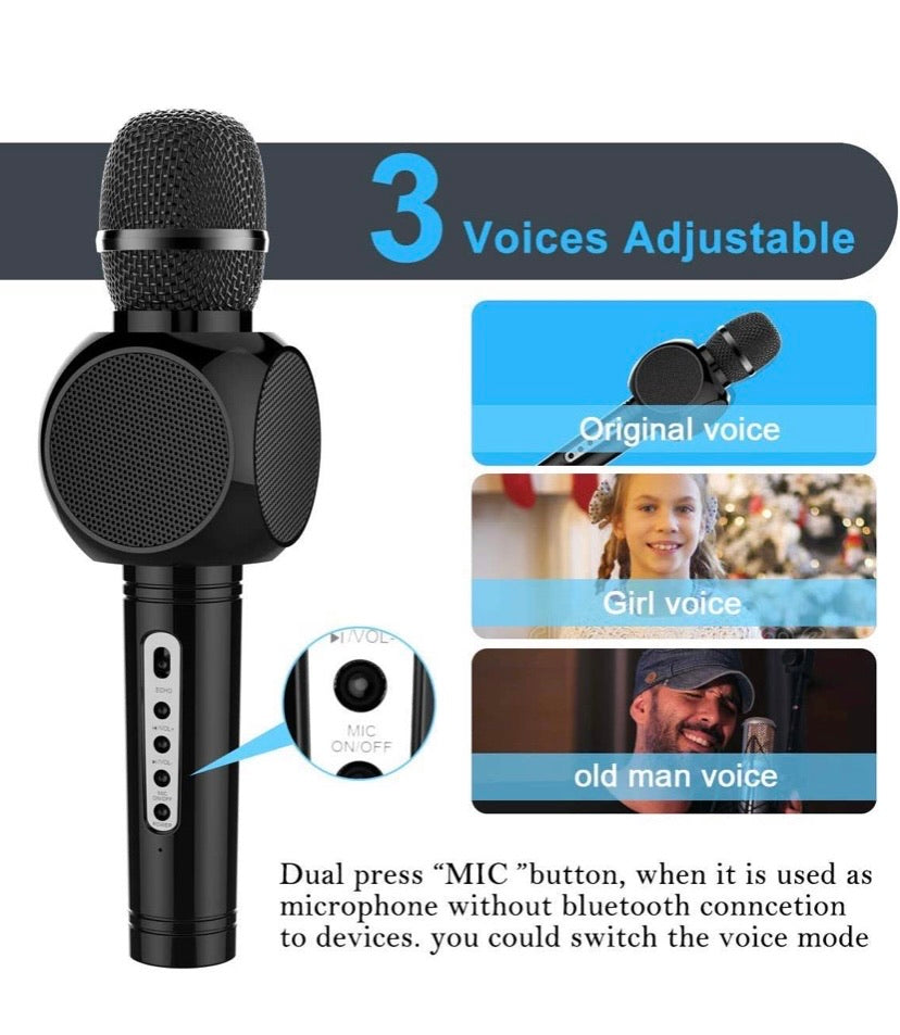 MODAR 10 W Dual-Speaker Bluetooth Karaoke Microphone
