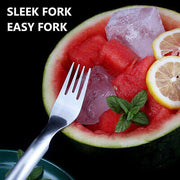 2-in-1 Stainless-Steel Watermelon Slicer & Fruit Fork
