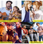 BlueFire Black LED Bluetooth Karaoke Microphone with TF Playback