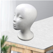 Foam Mannequin Heads for Wigs, Hats & Glasses – 2 Pack