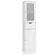 Bathroom Cabinets 5-Tier Tall Slim Storage Cabinet Cupboard Drawer 170CM