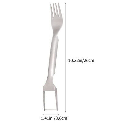 2-in-1 Stainless-Steel Watermelon Slicer & Fruit Fork