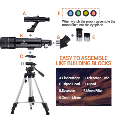 Refractive Professional Astronomical Telescope