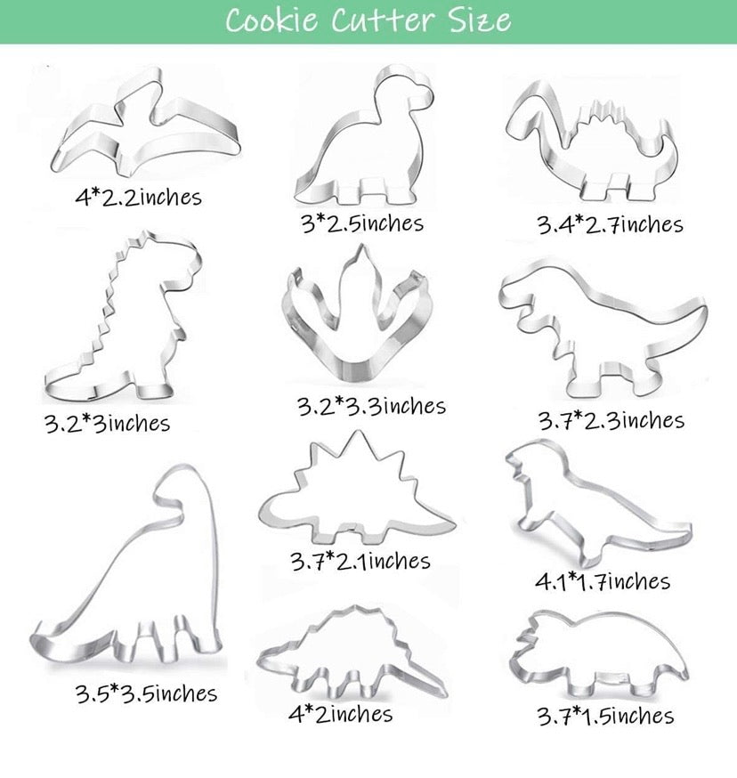 Dinosaur Cookie Cutters Set