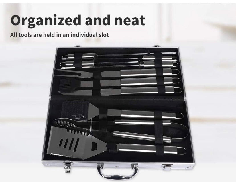 Stainless Steel BBQ Tool Set