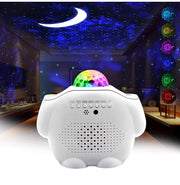 Star Night Light Projector Bedroom,3 in 1 Galaxy Projector Light LED Nebula Cloud Light with Moon Star & Voice Control As a Game Room Party Home Theatre Night Light Ambiance