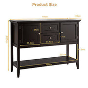 Buffet Sideboard Cabinet Kitchen Cupboard Storage Shelf Hall Console Table Wood