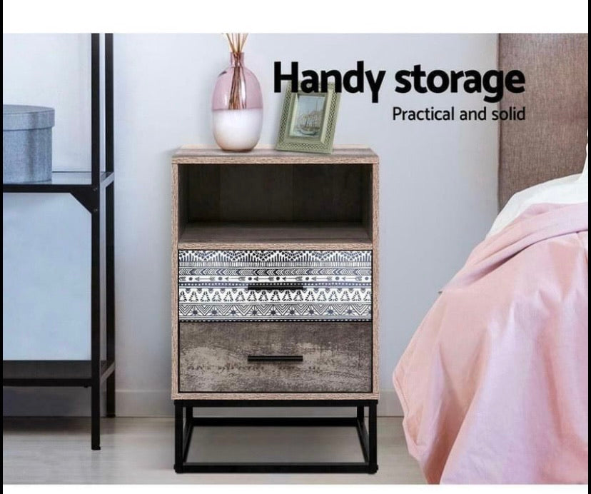 Wood Bedside Stand