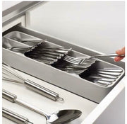 Compact Overlapping Cutlery Organiser – 39.8 × 11.4cm
