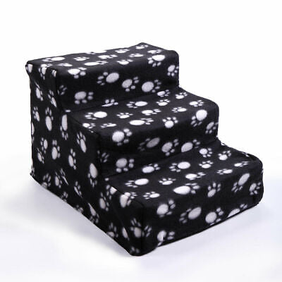 Portable 3-Step Pet Stairs with Removable Cover