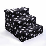 Portable 3-Step Pet Stairs with Removable Cover