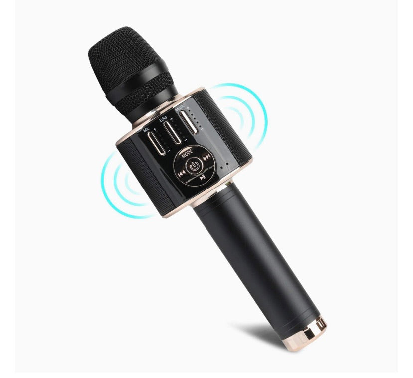 Tobeape 4-in-1 Bluetooth Karaoke Microphone with Voice Effects