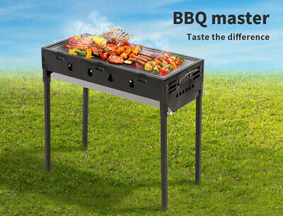Foldable Portable Charcoal BBQ Grill with Fuel Tray