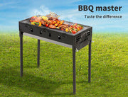 Foldable Portable Charcoal BBQ Grill with Fuel Tray