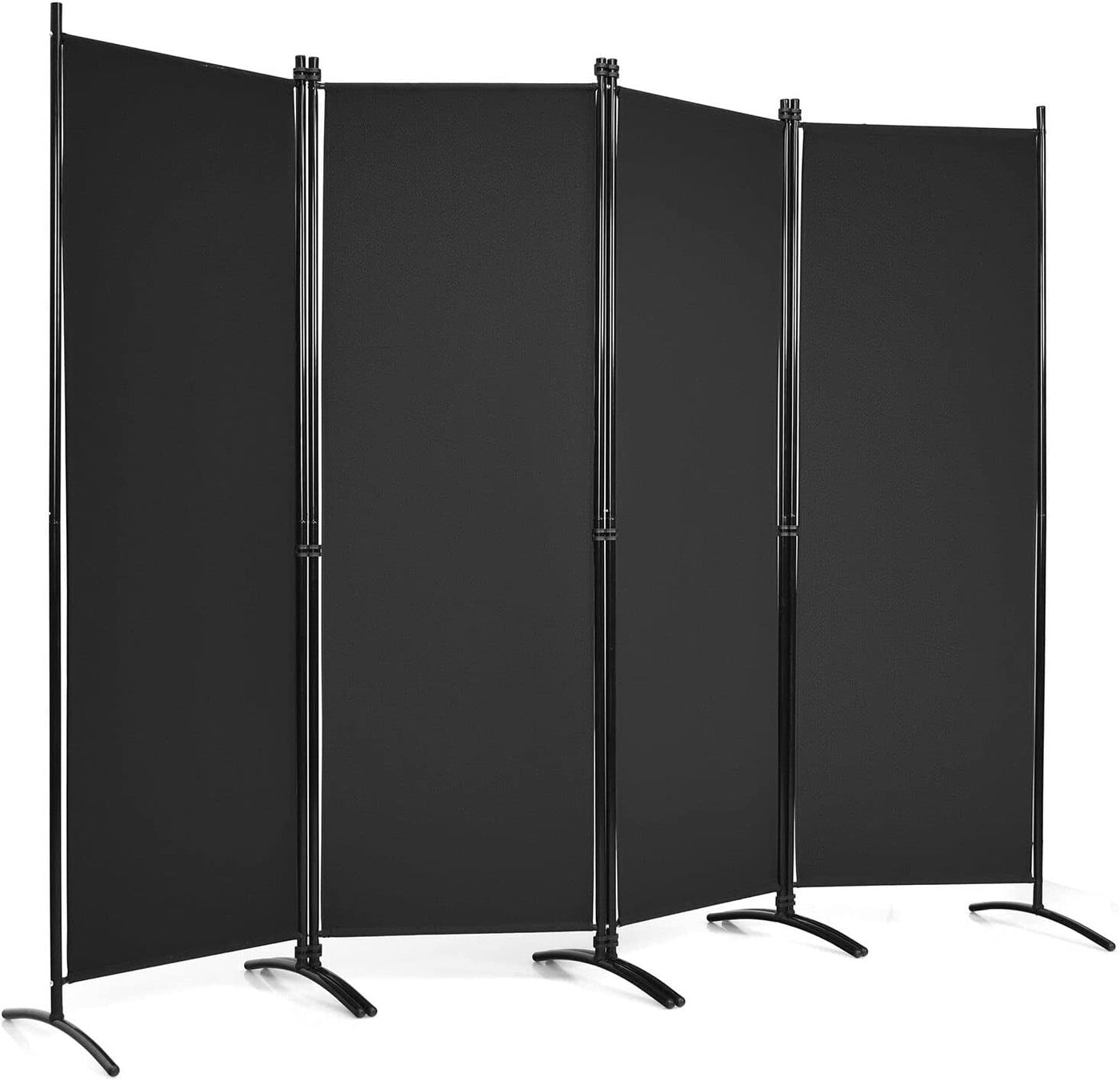 221 × 172 cm 4-Panel Fabric Room Divider – 3 Colours