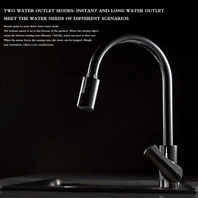 Touchless Motion-Sensor Faucet Adapter – USB Rechargeable