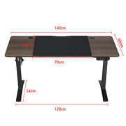 Motorised Height Adjustable Electric Sit Stand Computer Desk Office Motor Table