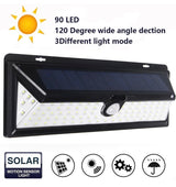 Motion Sensor Solar Powered Wall Light