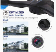 REMOKING RC Drone with 720P FPV Wi-Fi HD Camera Live Video Racing Quadcopter Headless Mode 2.4GHz 360°flip 4 Channels Altitude Hold Indoor and Outdoor Sport Game Gifts for Kids and Adults