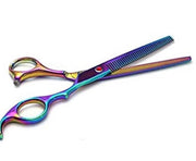 Professional Pet Grooming Scissors Set Straight Scissors Thinning Scissors Curved Scissors Comb case