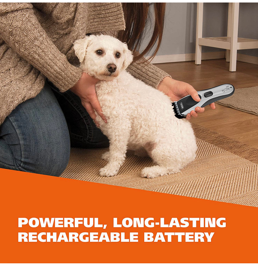 Wahl Easy Pro Pet Rechargeable Dog Grooming Kit – Quiet Low Noise Heavy-Duty Electric Dog Clipper for Dogs & Cats with Thick & Heavy Coats - Model 9549