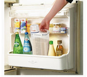 Rice Container Bin with Pour Spout Plastic Clear 2L, 7509, Plastic, White, Clear, 1 Pack