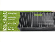 Compact Fold-Flat Portable Charcoal BBQ Grill