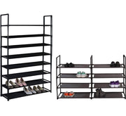 Convertible Shoe Rack – 8-Tier Tower or Double 4-Tier Shelf