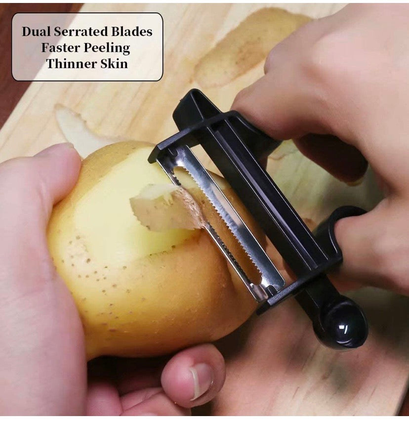 3-Piece Vegetable Peeler Set – Standard, Specialty & Julienne