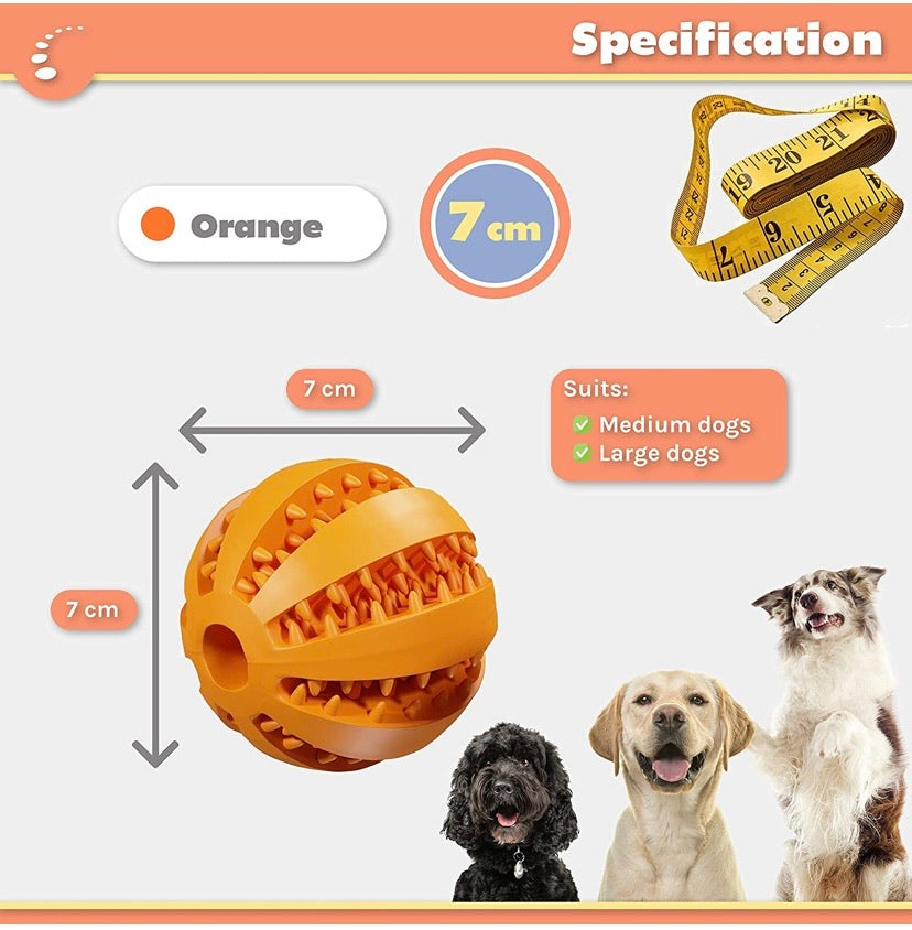 Interactive Dog Treat Puzzle Ball – Small & Large