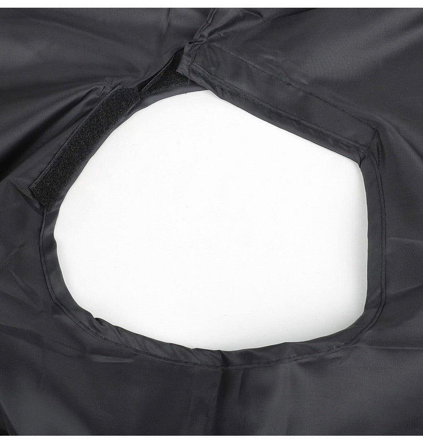 Black Full-Length Hairdressing & Barber Cape
