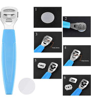 Stainless-Steel Pedicure & Foot-Care Tool Set – 6 Tools + 5 Blades
