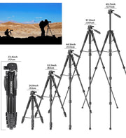 Neewer Portable Aluminum Alloy Camera 2-in-1 Tripod Monopod Max