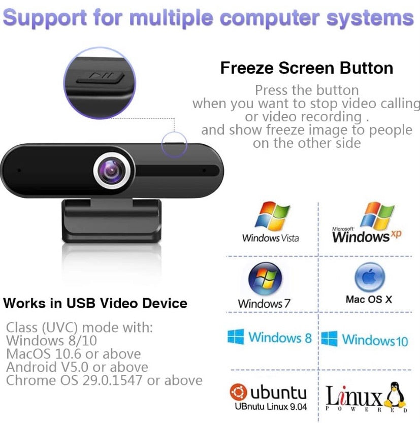Ultra HD 4K Webcam