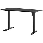 Electric Standing Desk Motorised Sit Stand Computer Table Black 140cm