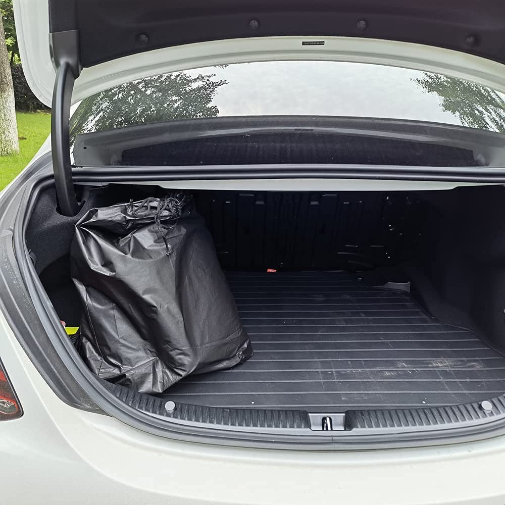 6 Layers Waterproof Car Cover with Cotton Zipper, Universal Fit
