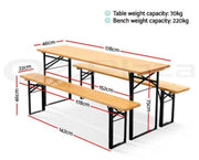 Artiss Outdoor Furniture Setting Table and Chairs