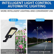 120-LED Solar Motion-Sensor Wall Light with Remote