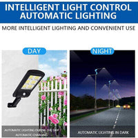120-LED Solar Motion-Sensor Wall Light with Remote