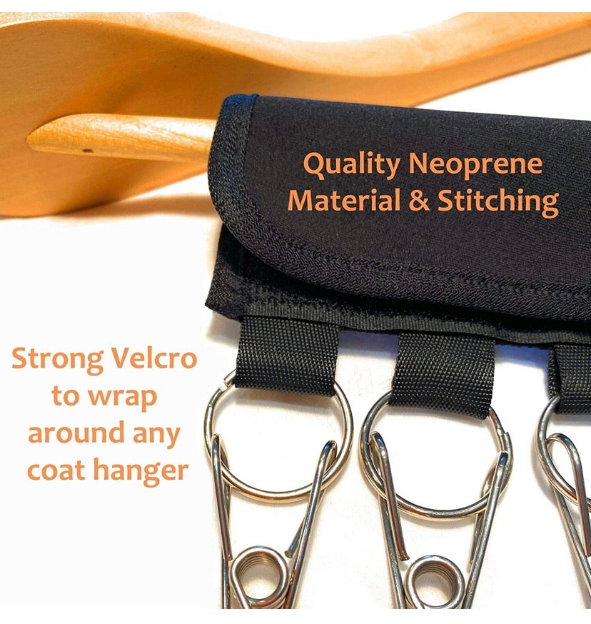 10-Clip Wardrobe Hat Hanger & Cap Organiser
