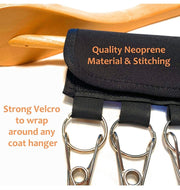10-Clip Wardrobe Hat Hanger & Cap Organiser