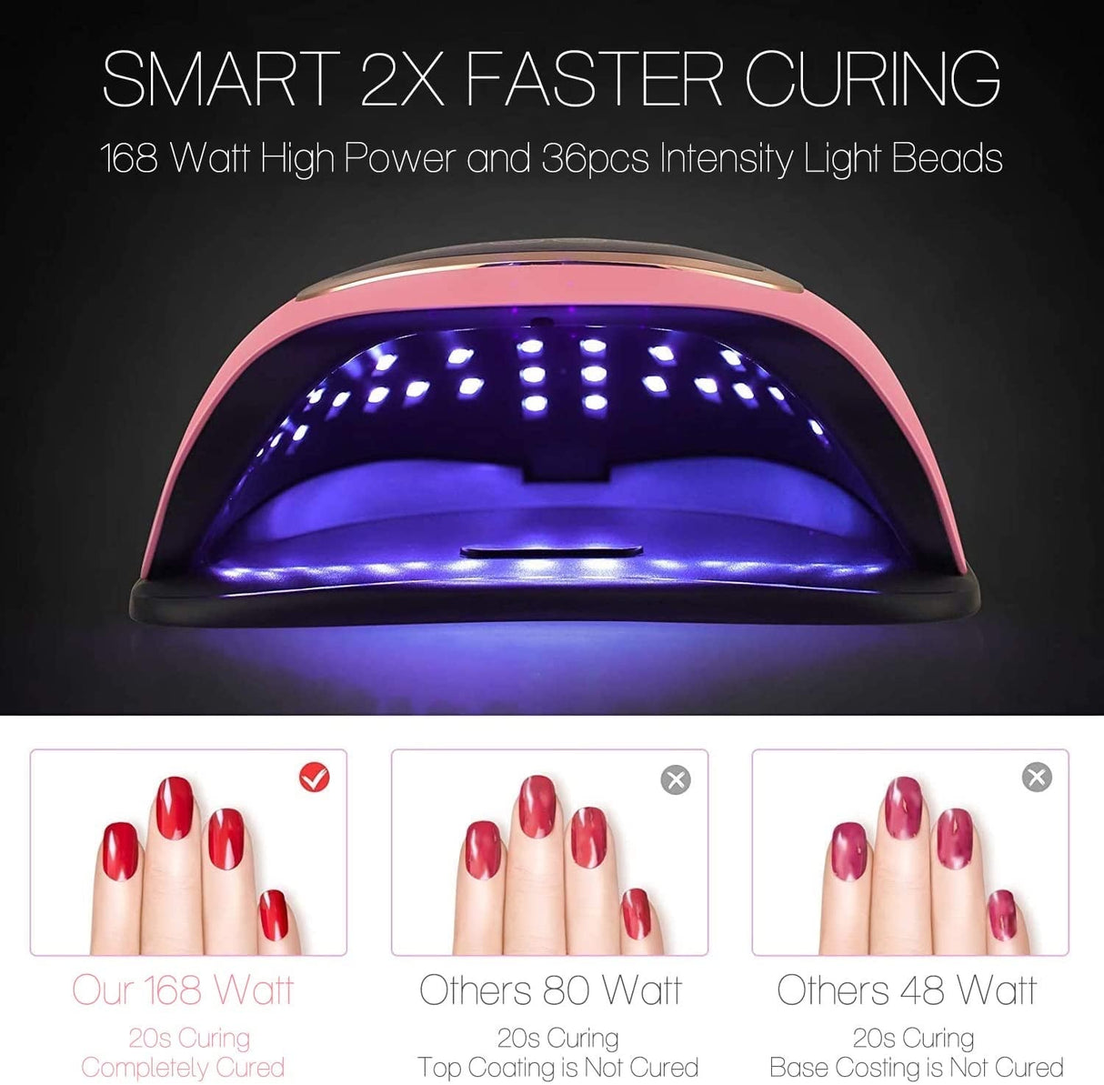UV Nail Lamp With Phone Holder