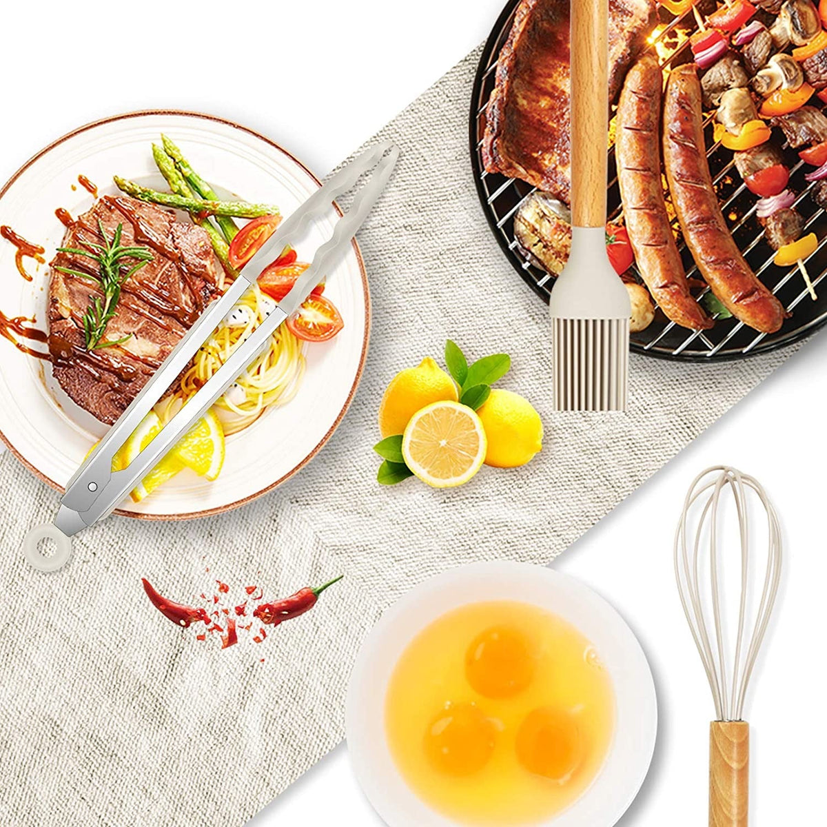 Silicone Kitchen Cooking Utensil Set (13pcs)