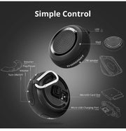 Bluetooth Speaker ,Tronsmart Element Splash 7W Deep Bass Round Shape True Wireless Stereo IP67 Waterproof Portable Bluetooth Speaker for iPhone iPad Samsung Android Phone and Home Travel Beach Shower